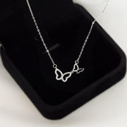 Enchanting Butterfly: 925 Sterling Silver Butterfly Necklace