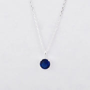 925 Sterling Silver Birthstone Necklace for Women, Fashion Jewelry