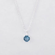 925 Sterling Silver Birthstone Necklace for Women, Fashion Jewelry