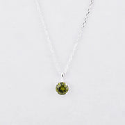 925 Sterling Silver Birthstone Necklace for Women, Fashion Jewelry