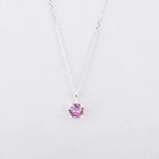 925 Sterling Silver Birthstone Necklace for Women, Fashion Jewelry