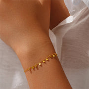 925 Silver Bracelet for Women, 18K Gold-Plated Sterling Silver Chain Bracelet Jewelry