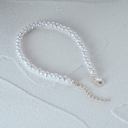 925 Sterling Silver Pearl Strand Bracelet