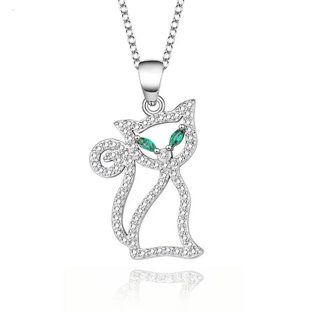 925 Sterling Silver Animal Pendant Necklace for Women