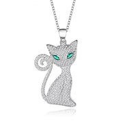 925 Sterling Silver Animal Pendant Necklace for Women