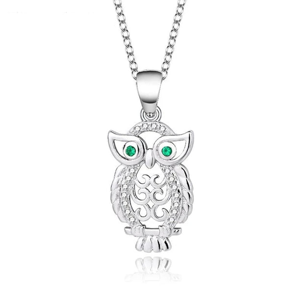 925 Sterling Silver Animal Pendant Necklace for Women