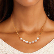 925 Sterling Silver Natural Freshwater Pearl Necklace